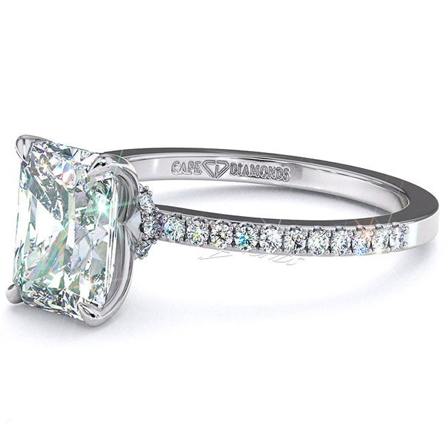 Radiant Moissanite Engagement Rings