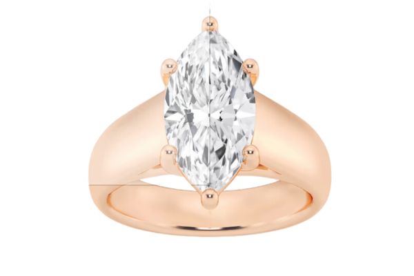Marquise Rose Solitaire