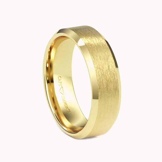 Yellow Gold Men's Wedding Rings
