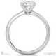 princess cut 4 claw natural diamond engagement ring platinum with platinum metal and princess shape diamond