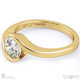 round twist natural diamond engagement ring yellow gold with 9k yellow gold metal and round shape diamond
