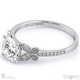 butterfly natural diamond engagement ring platinum with platinum metal and round shape diamond