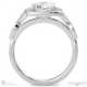 cushion leaf halo natural diamond engagement ring white gold with 9k white gold metal and cushion shape diamond