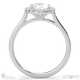 oval halo pave setting natural diamond engagement ring platinum with platinum metal and oval shape diamond