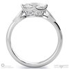 Antique Oval Lab Grown Diamond Engagement Ring White Gold