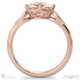 Antique Oval Lab Grown Diamond Engagement Ring White Gold