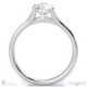 round tension set 4 claw channel pave natural diamond engagement ring platinum with platinum metal and round shape diamond