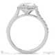 unique heart cut lab grown diamond halo engagement ring white gold with 18k white gold metal and heart shape diamond