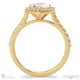 heart halo natural diamond engagement ring yellow gold with 18k yellow gold metal and heart shape diamond