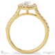 marquise halo natural diamond engagement ring yellow gold with 18k yellow gold metal and marquise shape diamond