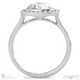 pave tube halo lab grown diamond engagement ring platinum with platinum metal and round shape diamond