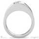 split band natural diamond engagement ring white gold with 9k white gold metal and round shape diamond