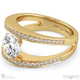 split band natural diamond engagement ring yellow gold with 9k yellow gold metal and round shape diamond