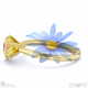 darling daisy fynbos yellow natural diamond solitaire engagement ring yellow gold with 18k yellow gold metal and round shape diamond