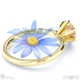 darling daisy fynbos yellow natural diamond solitaire engagement ring yellow gold with 18k yellow gold metal and round shape diamond