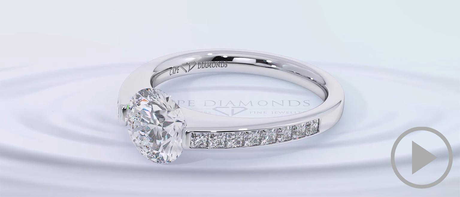 Eternal Soul Sophisticated Lab Grown Diamond Engagement Ring Platinum top video