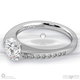 eternal soul sophisticated lab grown diamond engagement ring platinum with platinum metal and round shape diamond