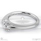 soul union natural diamond engagement ring white gold with 9k white gold metal and round shape diamond