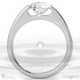 soul union lab grown diamond engagement ring platinum with platinum metal and round shape diamond