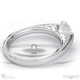 loving engraved soul natural diamond engagement ring white gold with 18k white gold metal and round shape diamond