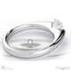 soul modern lab grown diamond engagement ring white gold with 9k white gold metal and round shape diamond