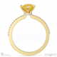 yellow lab grown diamond low hidden halo marquise cut engagement ring yellow gold with 9k yellow gold metal and marquise shape diamond