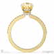 yellow lab grown diamond double hidden halo oval cut side stone engagement ring yellow gold with 9k yellow gold metal and oval shape diamond