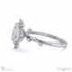 karoo starlight lab grown diamond engagement ring white gold with 18k white gold metal and oval shape diamond