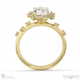 karoo starlight natural diamond engagement ring yellow gold with 18k yellow gold metal and oval shape diamond
