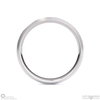 White Gold Best D-Shaped Brushed Comfort Fit 6 Mm X 1.3 Mm Men’s Wedding Rings
