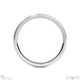 White Gold Best D-Shaped Brushed Comfort Fit 6 Mm X 1.3 Mm Men’s Wedding Rings