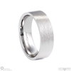 White Gold Flat Matte Comfort-Fit 7 Mm Wide Men’s Wedding Rings