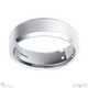 White Gold Best Polished Brushed Comfort-Fit Bevelled Men’s Wedding Rings