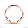 White Gold 2-Tone Brushed Yellow Gold Polished Rose Gold Beveled Men’s Wedding Rings