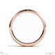 White Gold 2-Tone Brushed Yellow Gold Polished Rose Gold Beveled Men’s Wedding Rings