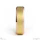 White Gold 2-Tone Brushed Yellow Gold Polished Rose Gold Beveled Men’s Wedding Rings
