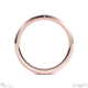 White Gold 2-Tone Brushed White Gold Rose Gold Polished Beveled Men’s Wedding Rings.