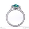 alexandrite oval halo engagement ring white gold with 18k white gold metal and oval shape diamond