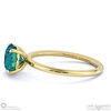 alexandrite round solitaire claw engagement ring yellow gold with 18k yellow gold metal and round shape diamond