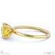 yellow lab grown diamond round solitaire claw engagement ring yellow gold with 18k yellow gold metal and round shape diamond