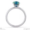 alexandrite oval solitaire claw engagement ring platinum with platinum metal and oval shape diamond