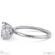 princess-shaped solitaire lab grown diamond ring white gold with 9k white gold metal and princess shape diamond