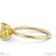 yellow lab grown diamond princess solitaire claw engagement ring yellow gold with 9k yellow gold metal and princess shape diamond