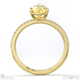 yellow lab grown diamond pear side stone claw engagement ring yellow gold with 9k yellow gold metal and pear shape diamond