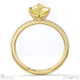 yellow lab grown diamond marquise side stone claw engagement ring yellow gold with 18k yellow gold metal and marquise shape diamond