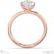marquise solitaire lab grown diamond ring rose gold with 9k rose gold metal and marquise shape diamond