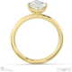 marquise-cut solitaire lab grown diamond ring yellow gold with 4 cat claws with 9k yellow gold metal and marquise shape diamond