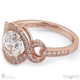 Multi Stone Cluster Engagement Ring White Gold