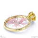 nerine queen fynbos yellow natural diamond side stone engagement ring yellow gold with 18k yellow gold metal and round shape diamond