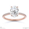 Marquise-Cut Natural Diamond With Side Stones Engagement Ring White Gold